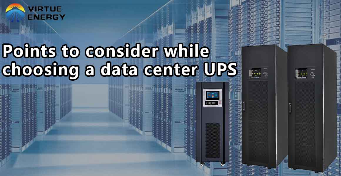 Points to consider while choosing a data center UPS